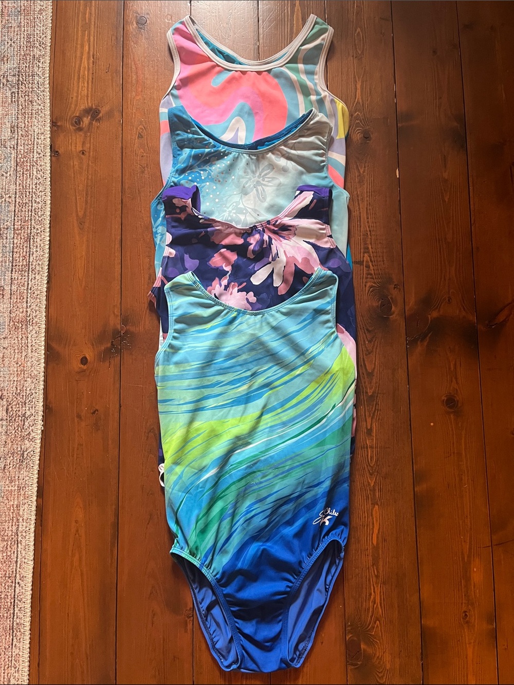 Adult XL GK gymnastics leotards 4 pack